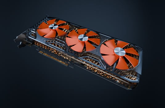 3D rendering of a lattice heat sink within a GPU highlighting how Altair Inspire 2024 revolutionizes design from concept to manufacturing.