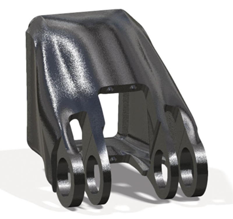 Final design of cast metal part