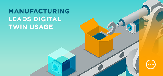 Cropped image taken from Altair's infographic on digital twin in the manufacturing industry.