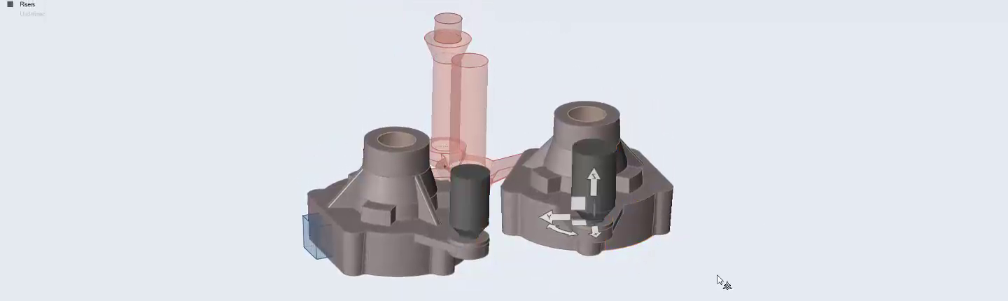 Simulation of adaptive mold level control for a cast with medium SR