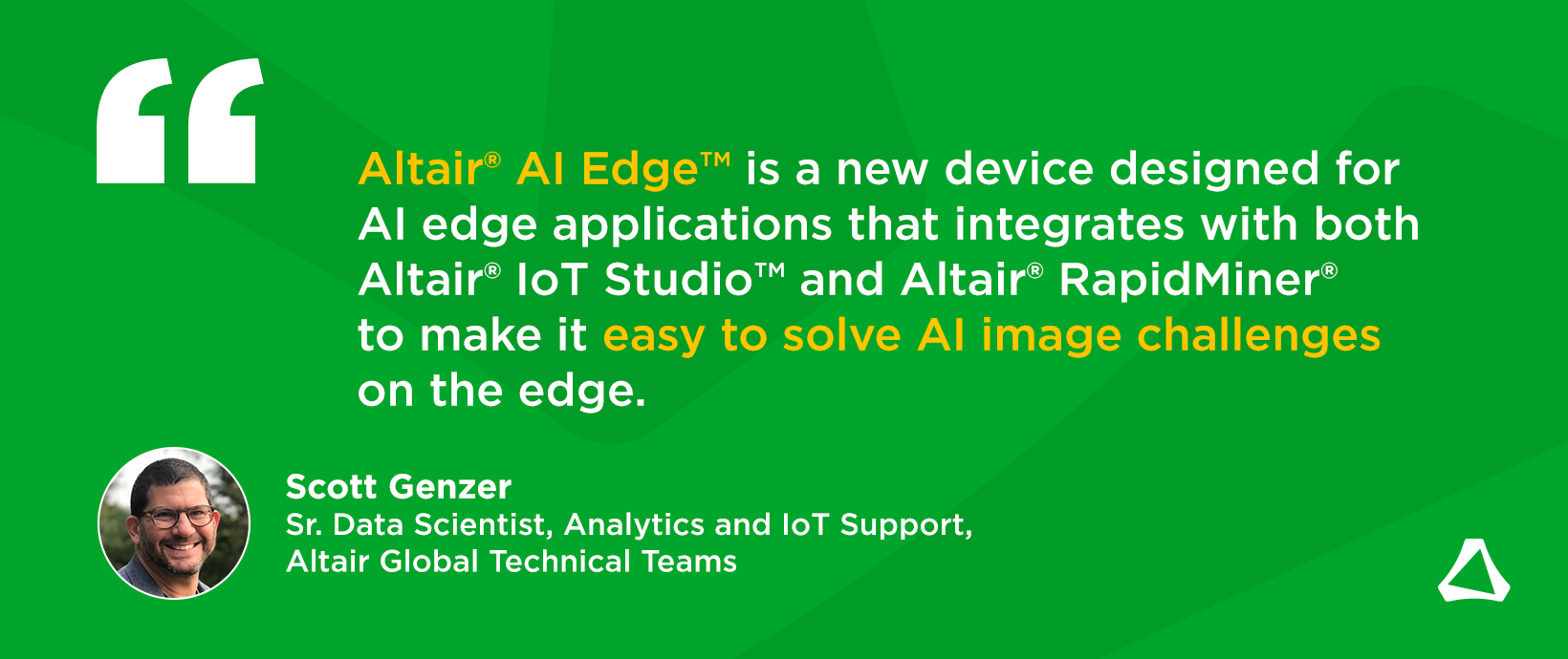 Introducing Altair® AI Edge™