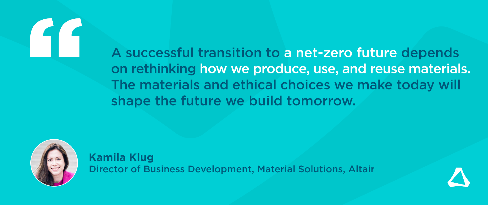 Materials Transition: A Critical Step Toward a Net-Zero Future