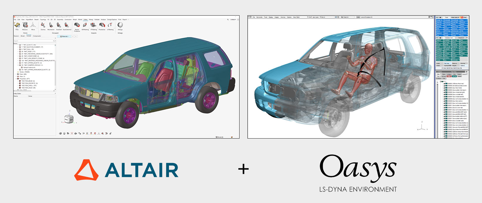 Altair und Oasys schließen Entwicklungs- vereinbarung, um das Pre-Processing für Crash- und Safety-Simulationen neu zu definieren