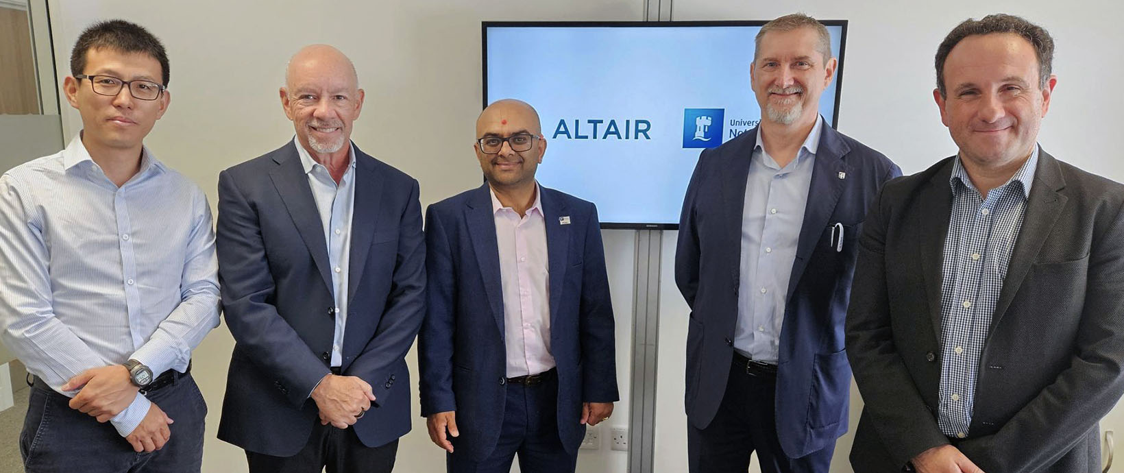 Altair ha firmato un memorandum d’intesa con l’Università di Nottingham per lo sviluppo di un progetto di Digital Twin Aerospaziale