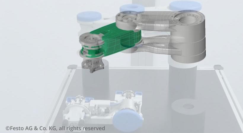 Simulation-Driven Design of a 3D Printed, Pneumatically Actuated, Lightweight Robot