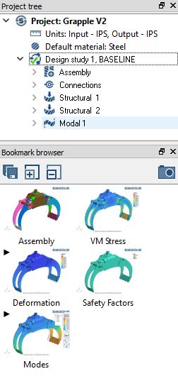 New Altair SimSolid design studies