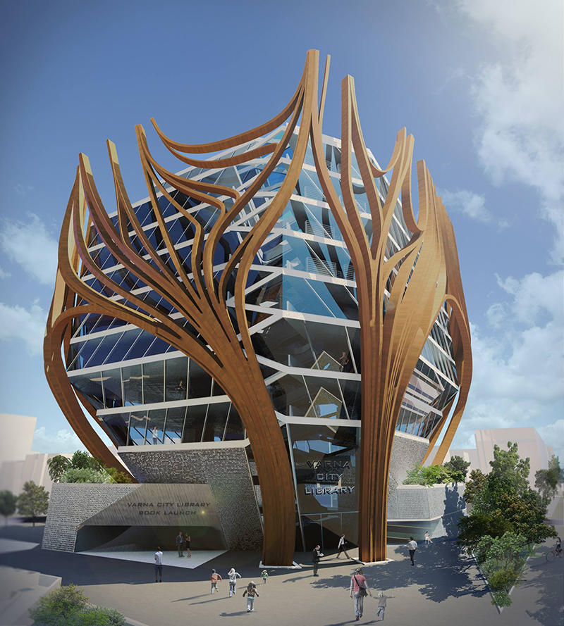 Modern organic architecture with ESAComp