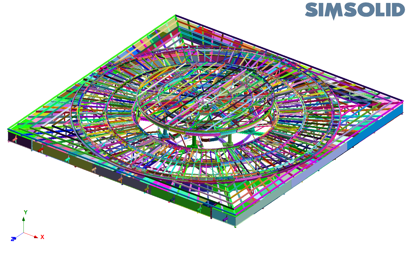 Large model analysis using Altair SimSolid