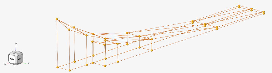 Triangle elements known as TRIA were used in HyperMesh for successful tire interaction in MotionSolve.