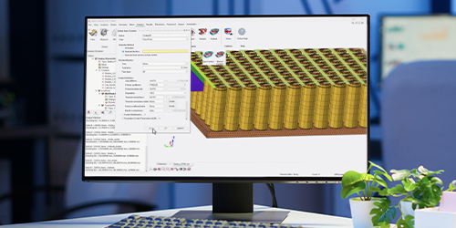 Open architecture and automated workflows simplify the thermomechanical simulation of this battery assembly.