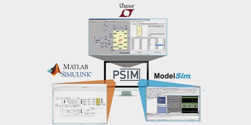 Power Electronics software can be used with design & simulation tools