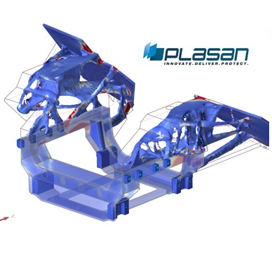 Development of A new vehicle front sub-frame using Altair Inspire topology optimization