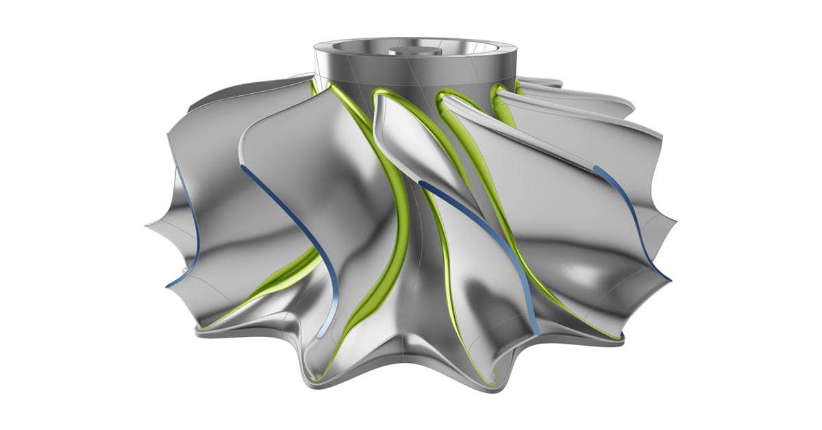 mtu Solutions Uses CAESES for Turbocharger Impeller Design