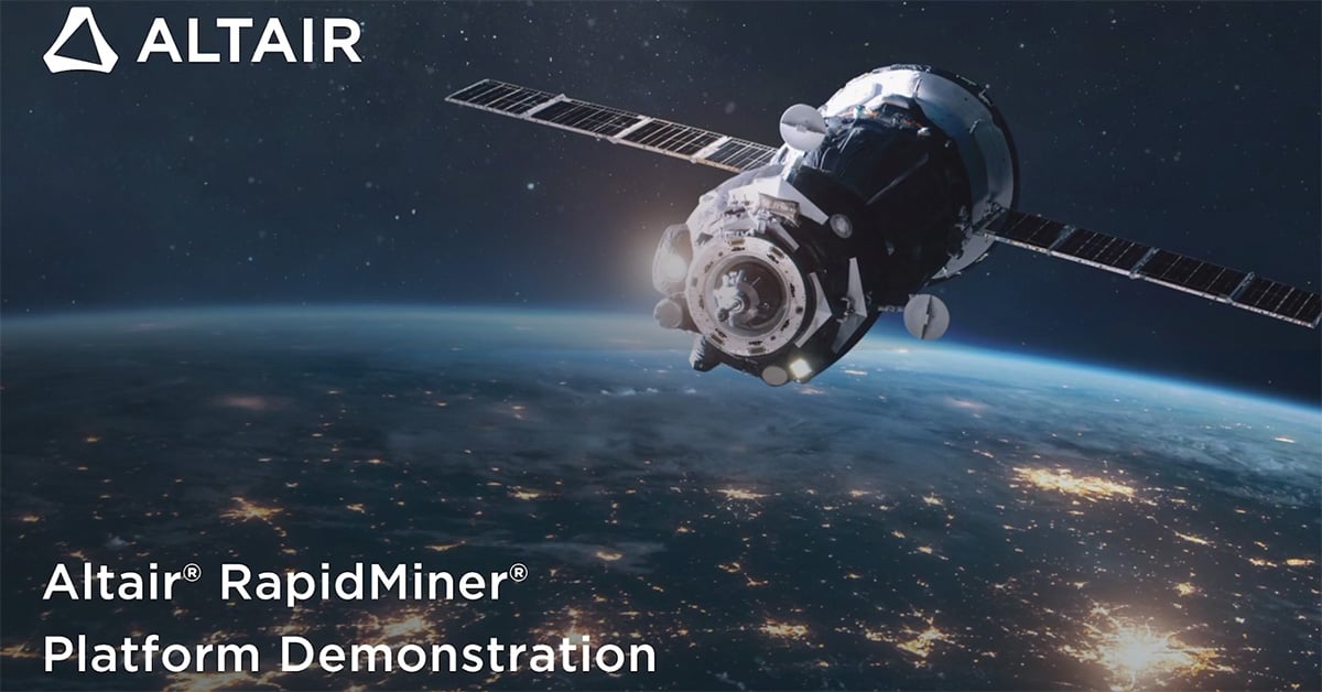 Altair RapidMiner Platform Demonstration