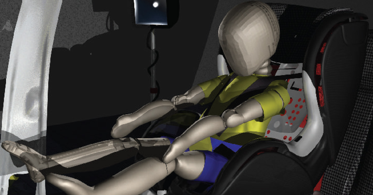 Using Simulation Technology to Reduce Weight and Improve Safety of Child Restraint Systems