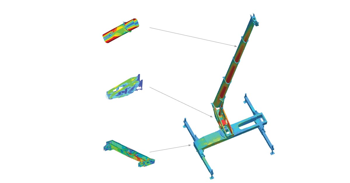 Accelerating Crane Development: Tadano’s Breakthrough in Structural Stress Evaluation - Reducing Meshing Workload While Ensuring Accurate Stress Analysis with Altair SimSolid®