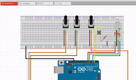 Altair Embed Arduino - Control the color of an LED using Potentiometers