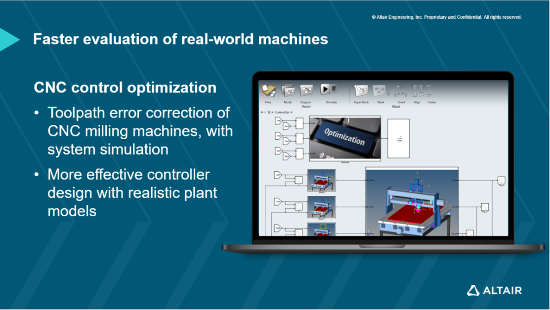 Faster evaluation of real-world machines -  CNC Control Optimization