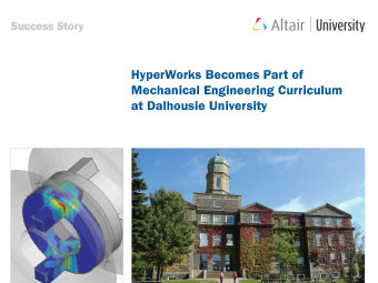 HyperWorks Becomes Part of Mechanical Engineering Curriculum at Dalhousie University