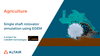EDEM Simulation of Rotovator