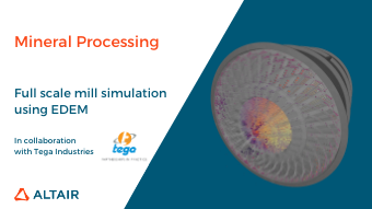 EDEM simulation of Full Scale Mill
