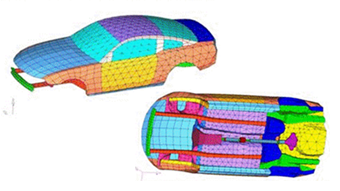 Energy Finite Element Analysis by MES used to Control Interior Automotive Noise