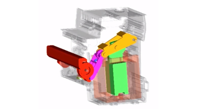 Modelization of a Remote Control for Miniature Circut Breaker using Activate/MotionSolve Co-simulation and Flux3D