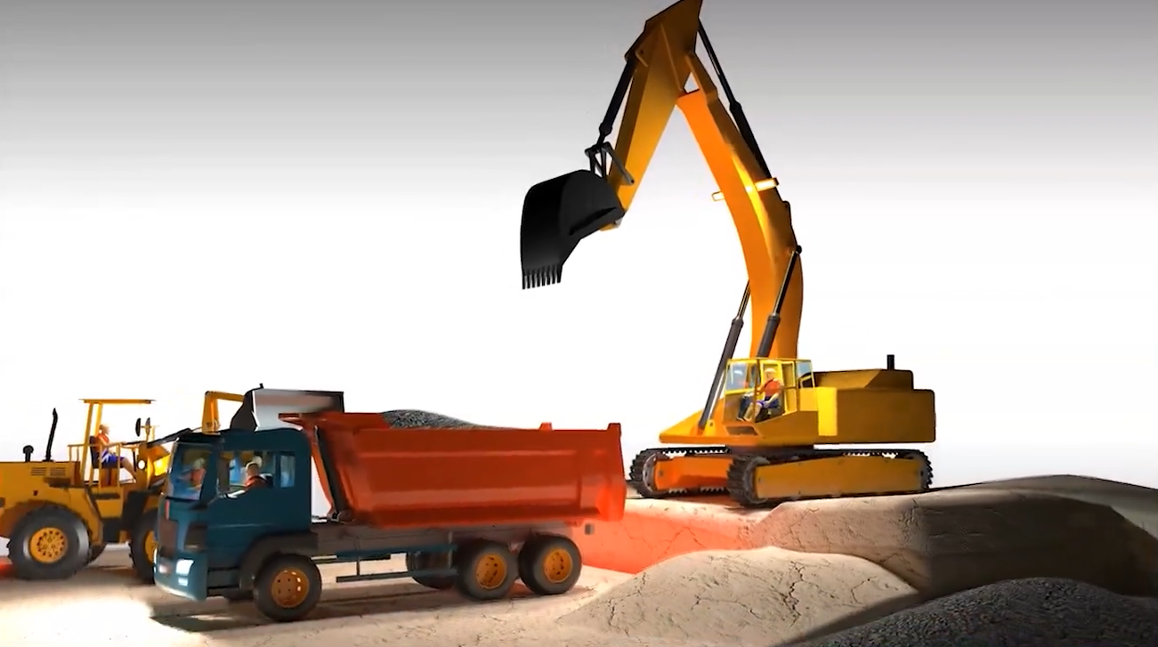 Applying Machine Learning Augmented Simulation to Heavy Equipment