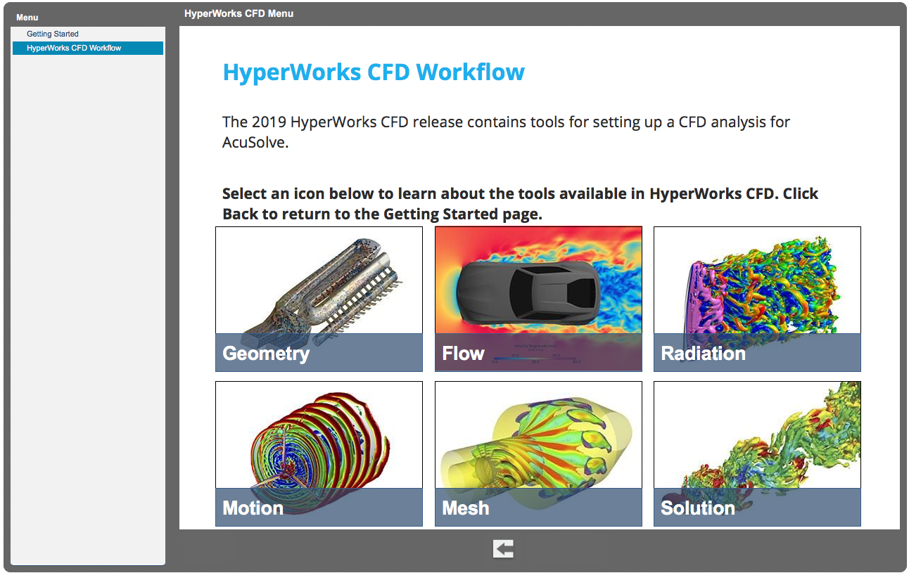Altair HyperWorks - CFD Workflow