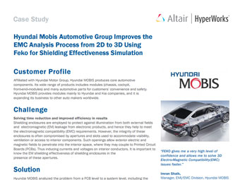 Hyundai Mobis Automotive Group Improves the EMC Analysis Process from 2D to 3D Using FEKO for Shielding Effectiveness Simulation