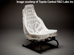 Materialise Slicing Technology Enables Toyota’s Lightweight Car Seat