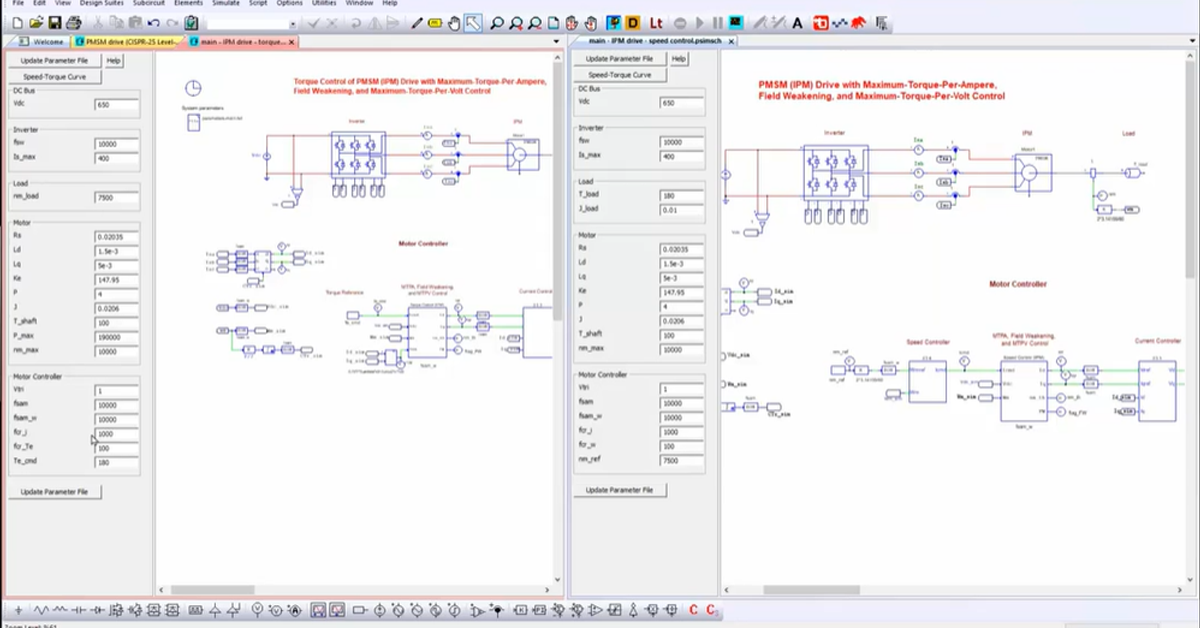 Power Electronics and Motor Drive Software Altair® PSIM™
