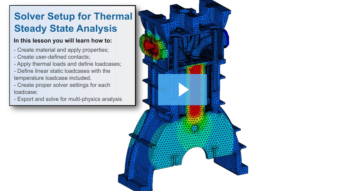 SimLab Tutorials - Solver Setup for Thermal Steady State Analysis
