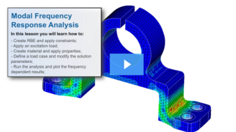 SimLab Tutorials - Solutions Based Modal Frequency Response Analysis - Bracket