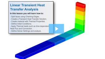 SimLab Tutorials - Linear Transient Heat Transfer Analysis