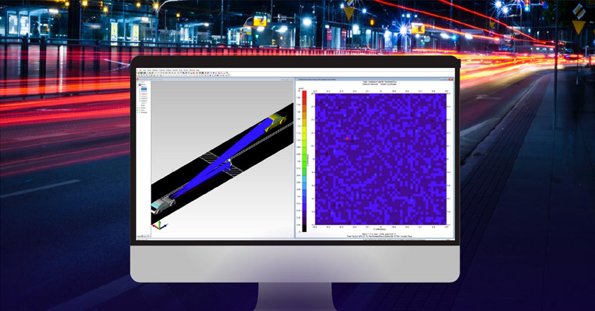 Simulating the Performance of Driver Assistance Aids using Optical Design and Analysis Software, TracePro and OSLO