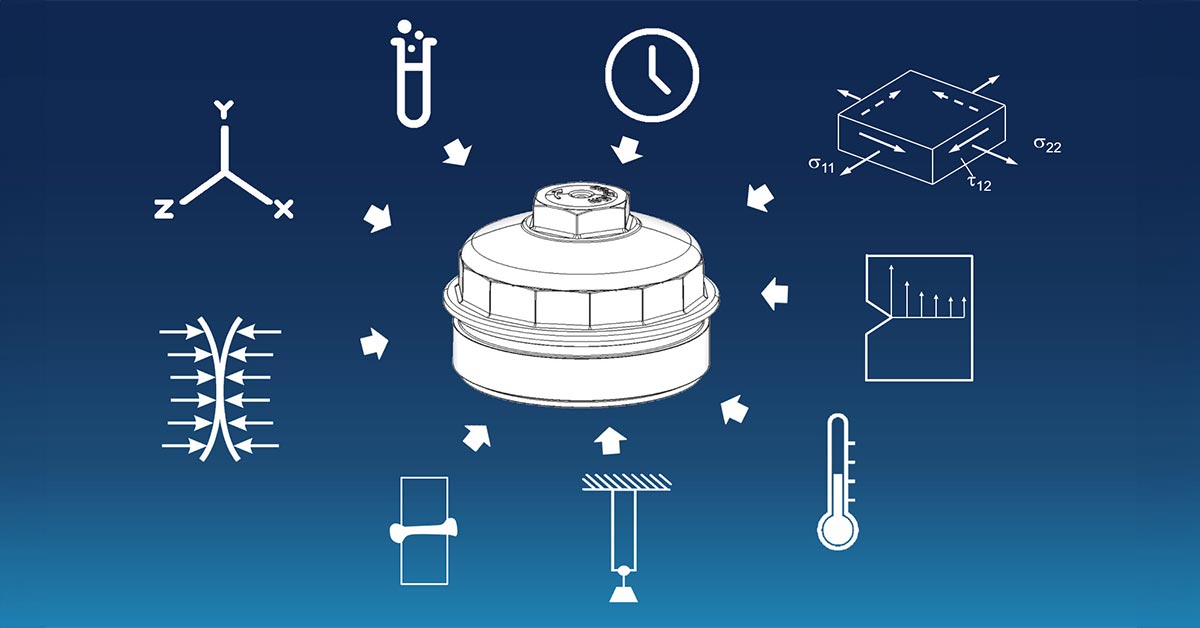 S-Life FKM Quick Start Example "3 Loads Applied to a Flang"