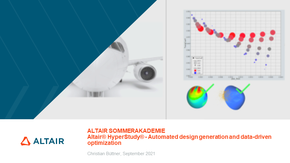 Altair® HyperStudy® - Automated design generation and data-driven optimization