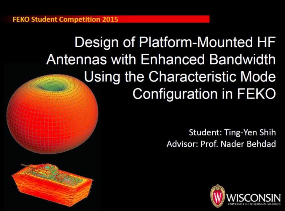 Design of Platform-mounted HF Antennas with Enhanced Bandwidth using CMA