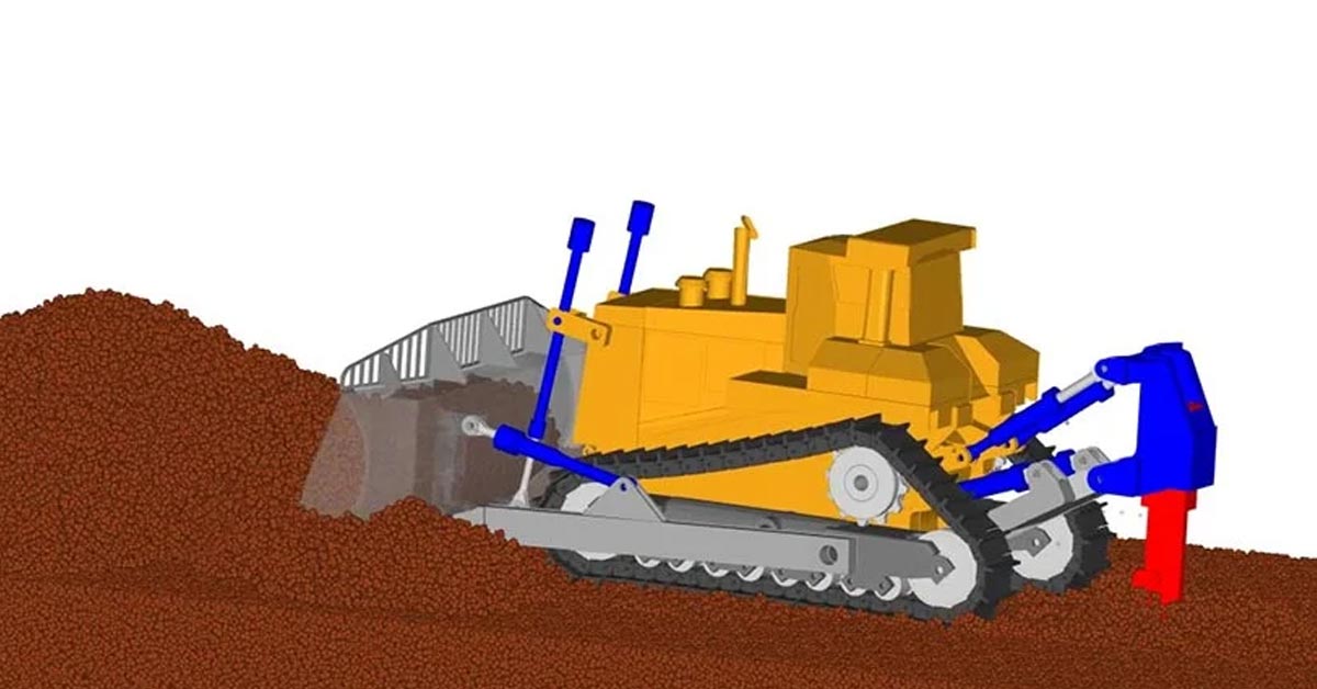 Using Altair EDEM in the Design of Construction and Mining Equipment